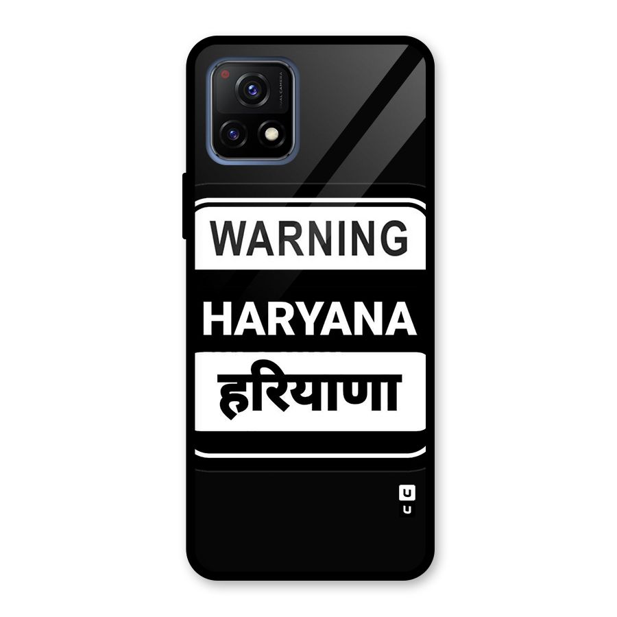 Warning Haryana Glass Back Case for Vivo Y72 5G