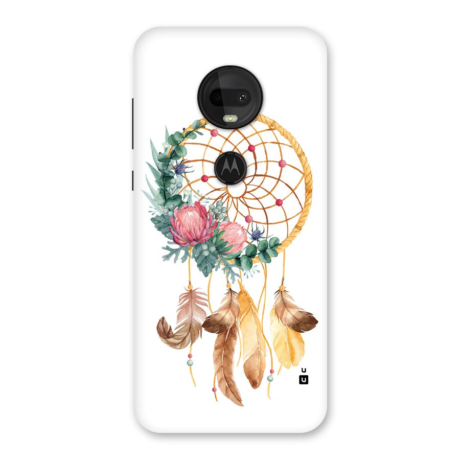 Watercolor Dreamcatcher Back Case for Moto G7
