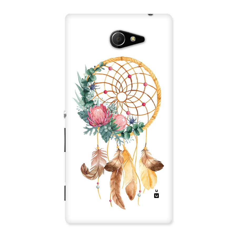 Watercolor Dreamcatcher Back Case for Xperia M2