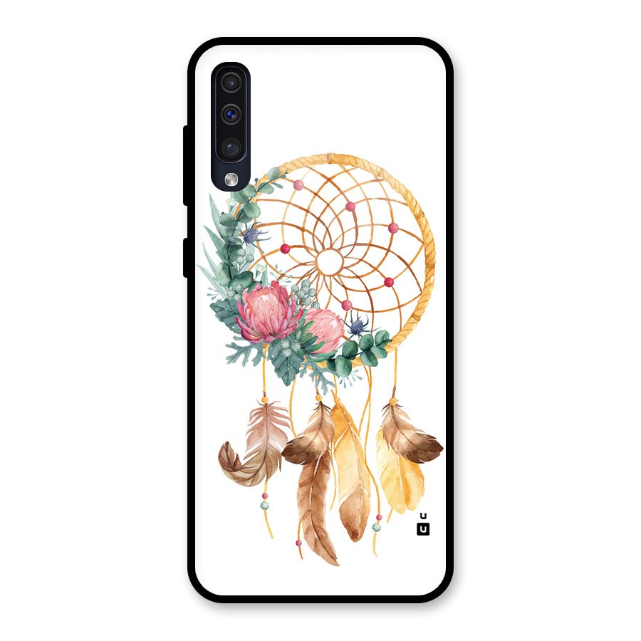 Watercolor Dreamcatcher Glass Back Case for Galaxy A50s