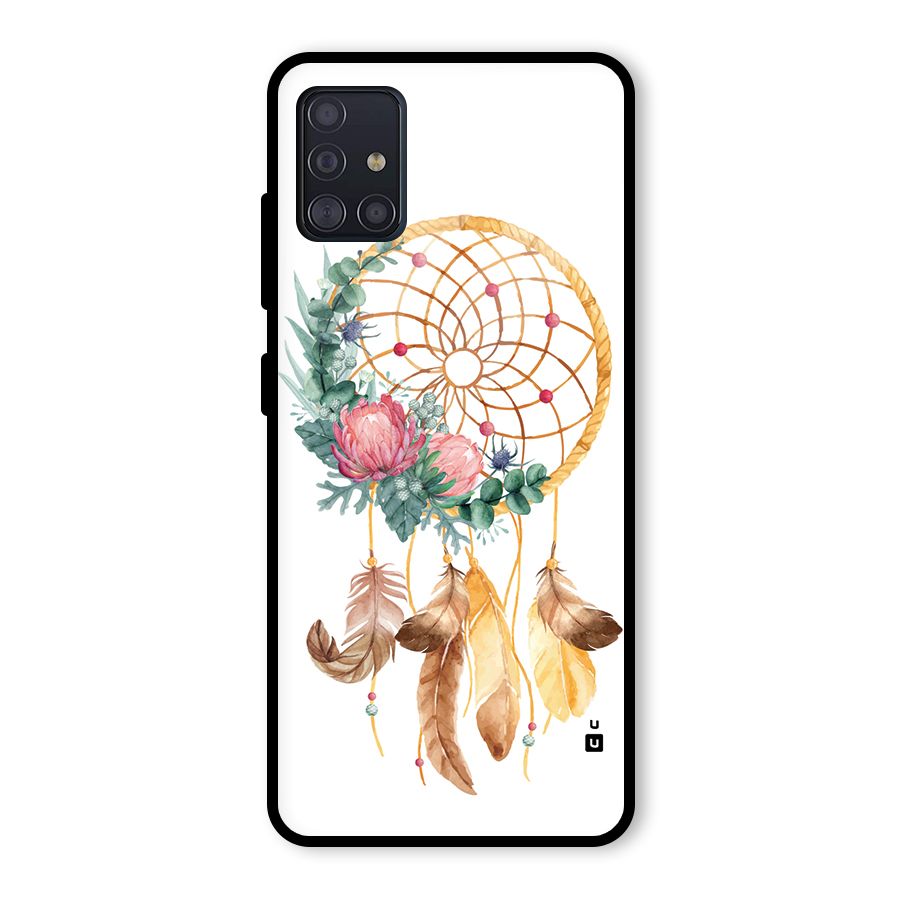 Watercolor Dreamcatcher Glass Back Case for Galaxy A51