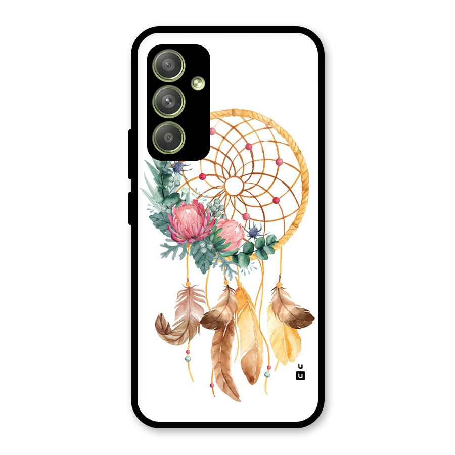 Watercolor Dreamcatcher Glass Back Case for Galaxy A54