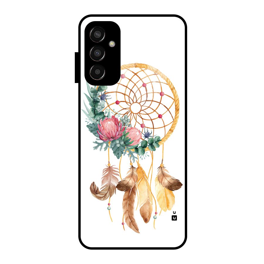Watercolor Dreamcatcher Glass Back Case for Galaxy F13
