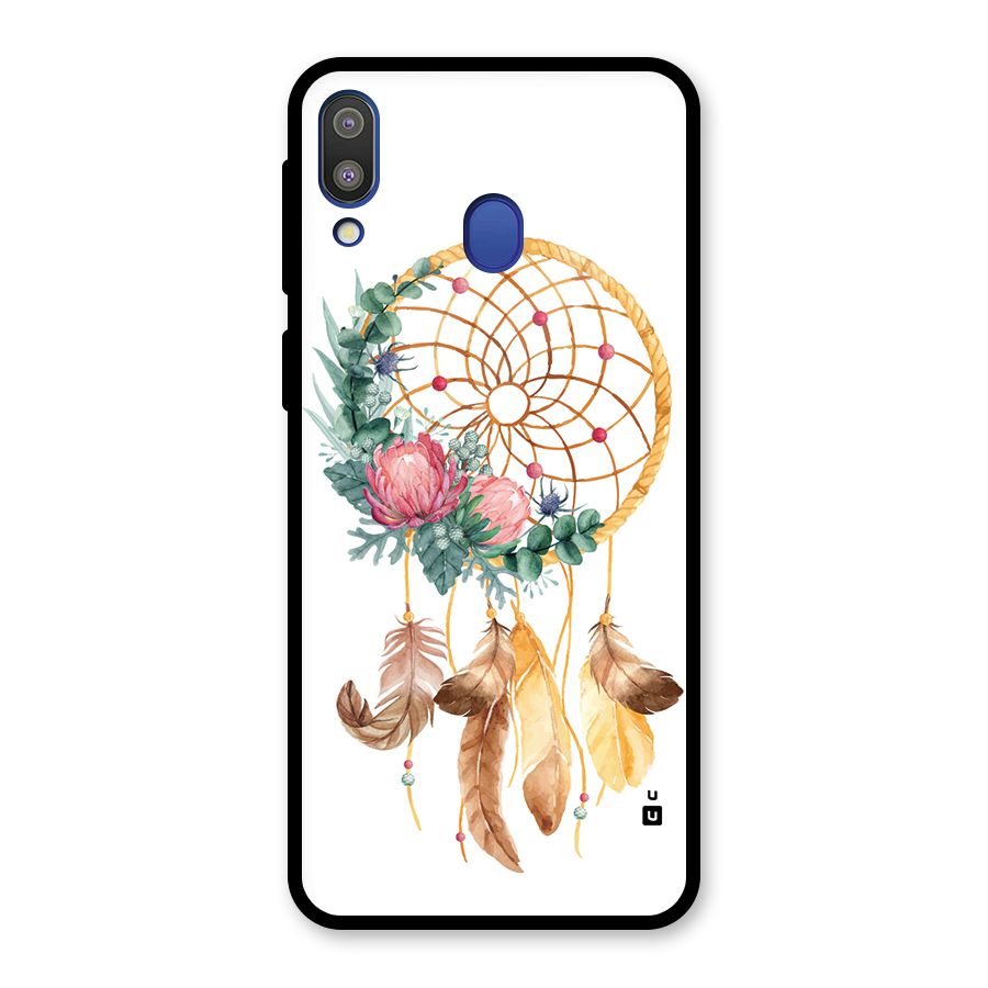 Watercolor Dreamcatcher Glass Back Case for Galaxy M20