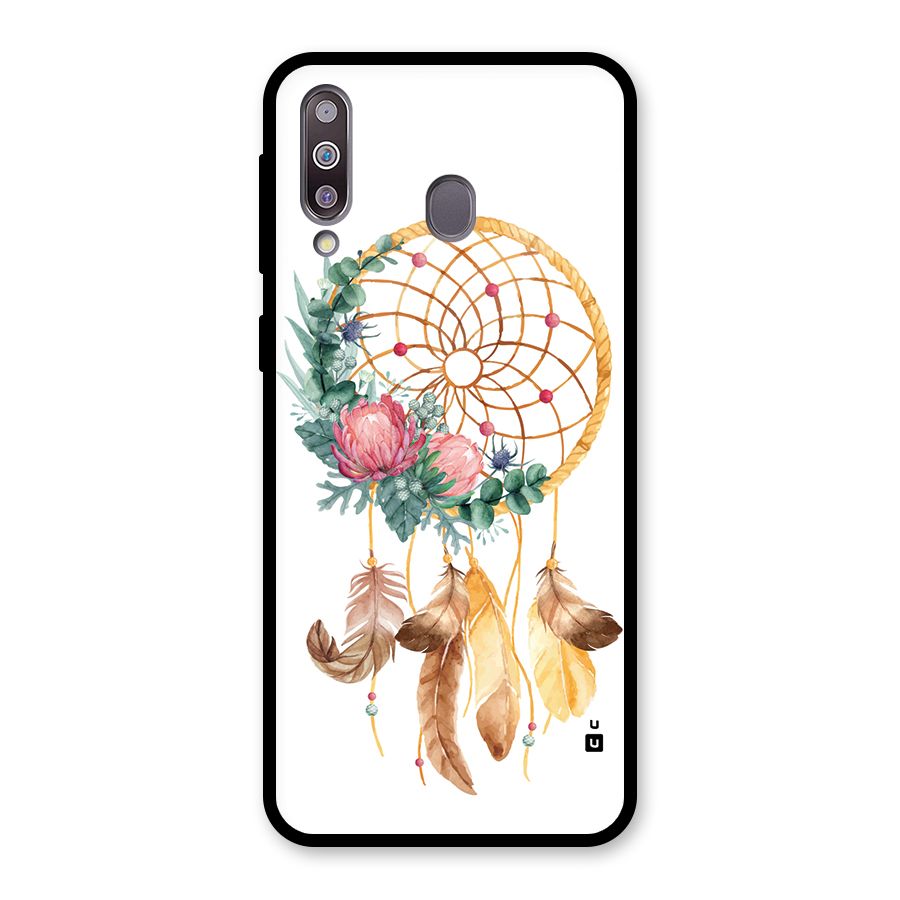 Watercolor Dreamcatcher Glass Back Case for Galaxy M30