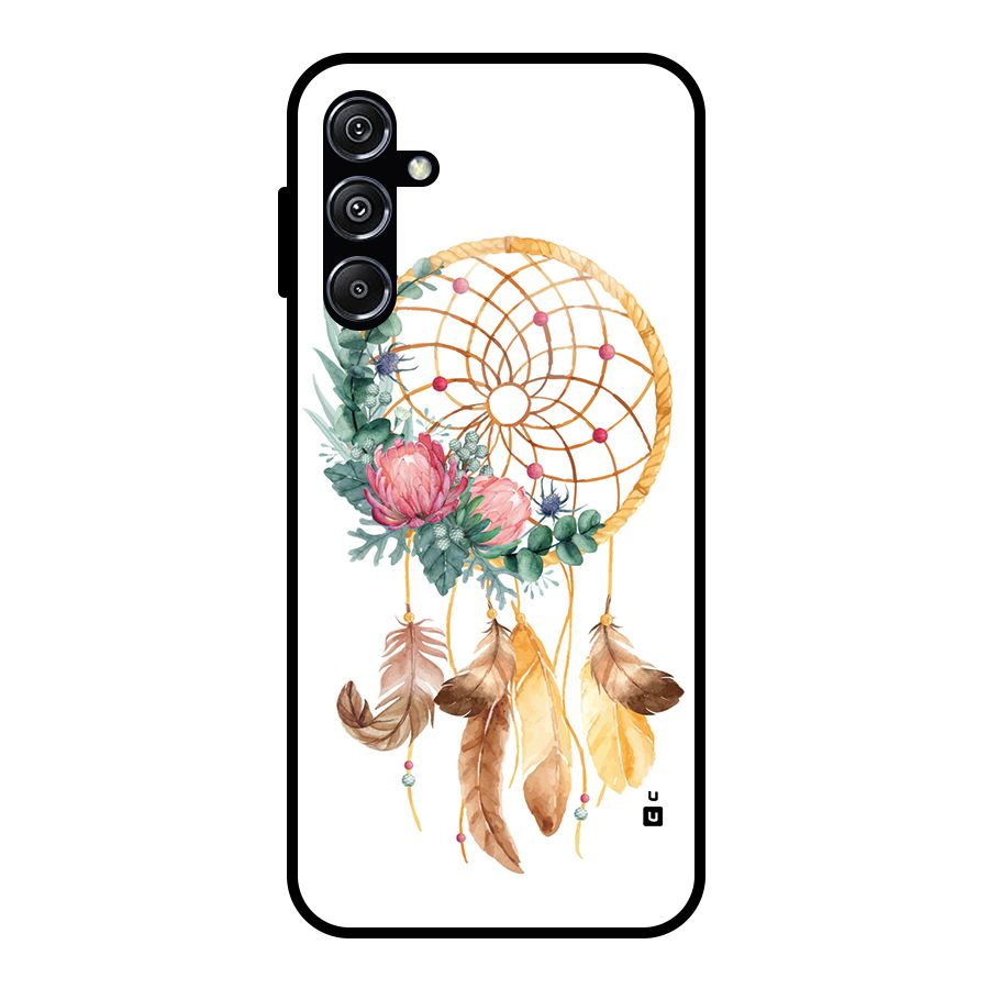 Watercolor Dreamcatcher Glass Back Case for Galaxy M34 5G