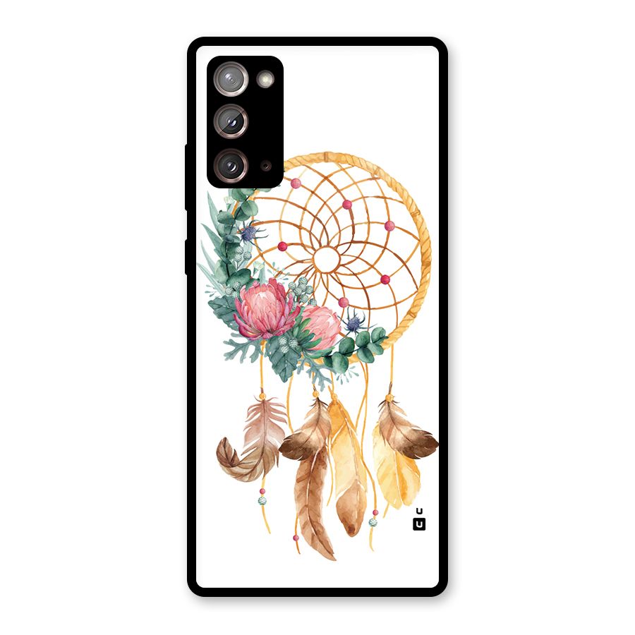 Watercolor Dreamcatcher Glass Back Case for Galaxy Note 20
