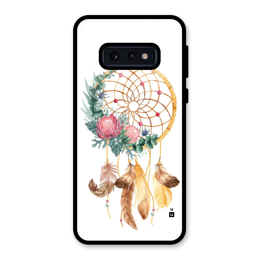 Watercolor Dreamcatcher Glass Back Case for Galaxy S10e