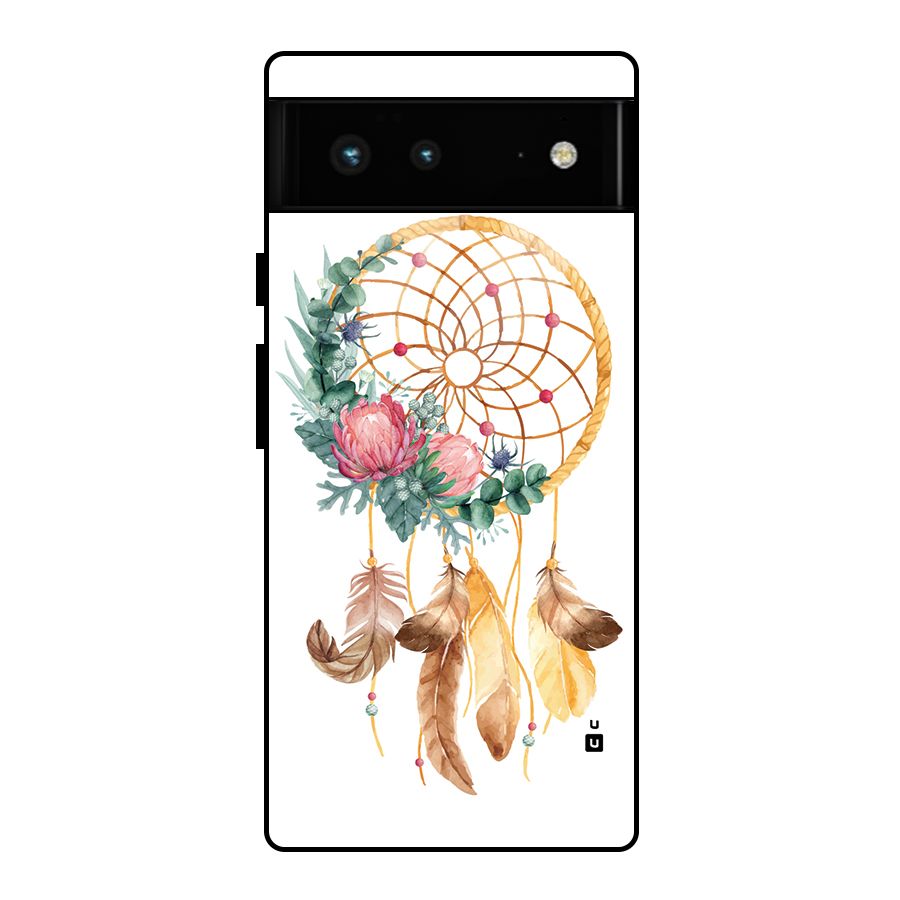 Watercolor Dreamcatcher Glass Back Case for Google Pixel 6