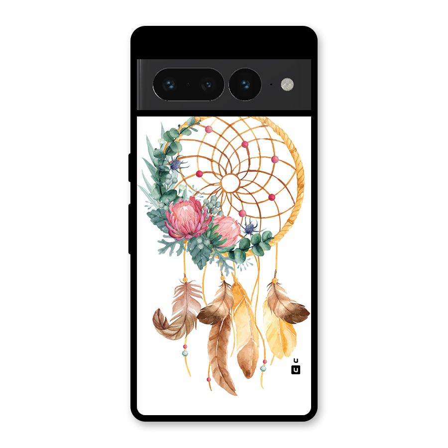 Watercolor Dreamcatcher Glass Back Case for Google Pixel 7 Pro