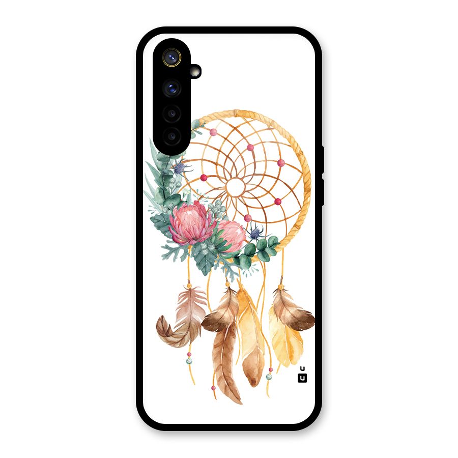 Watercolor Dreamcatcher Glass Back Case for Realme 6