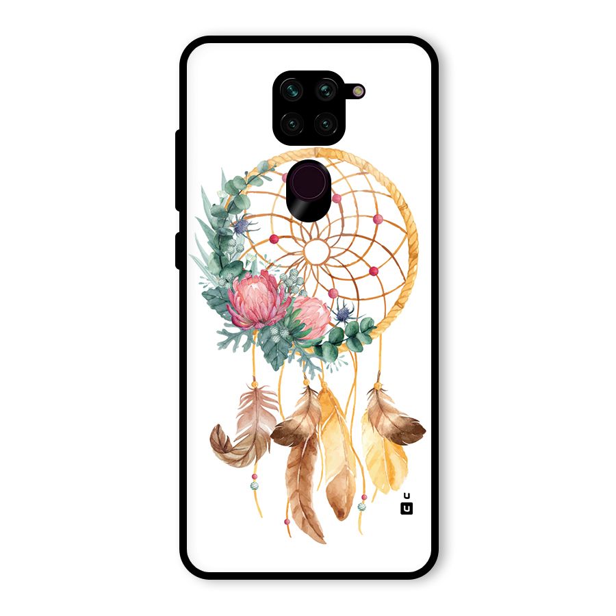 Watercolor Dreamcatcher Glass Back Case for Redmi Note 9