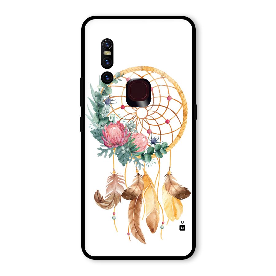 Watercolor Dreamcatcher Glass Back Case for Vivo V15