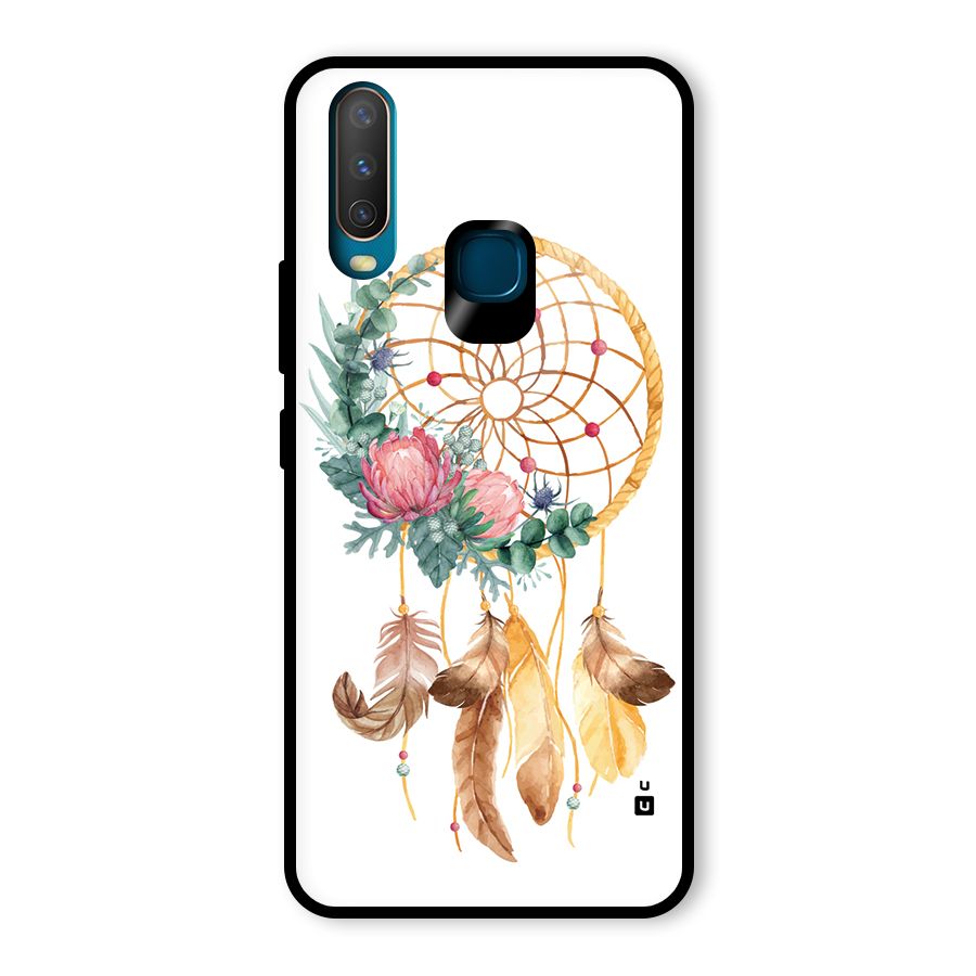 Watercolor Dreamcatcher Glass Back Case for Vivo Y15