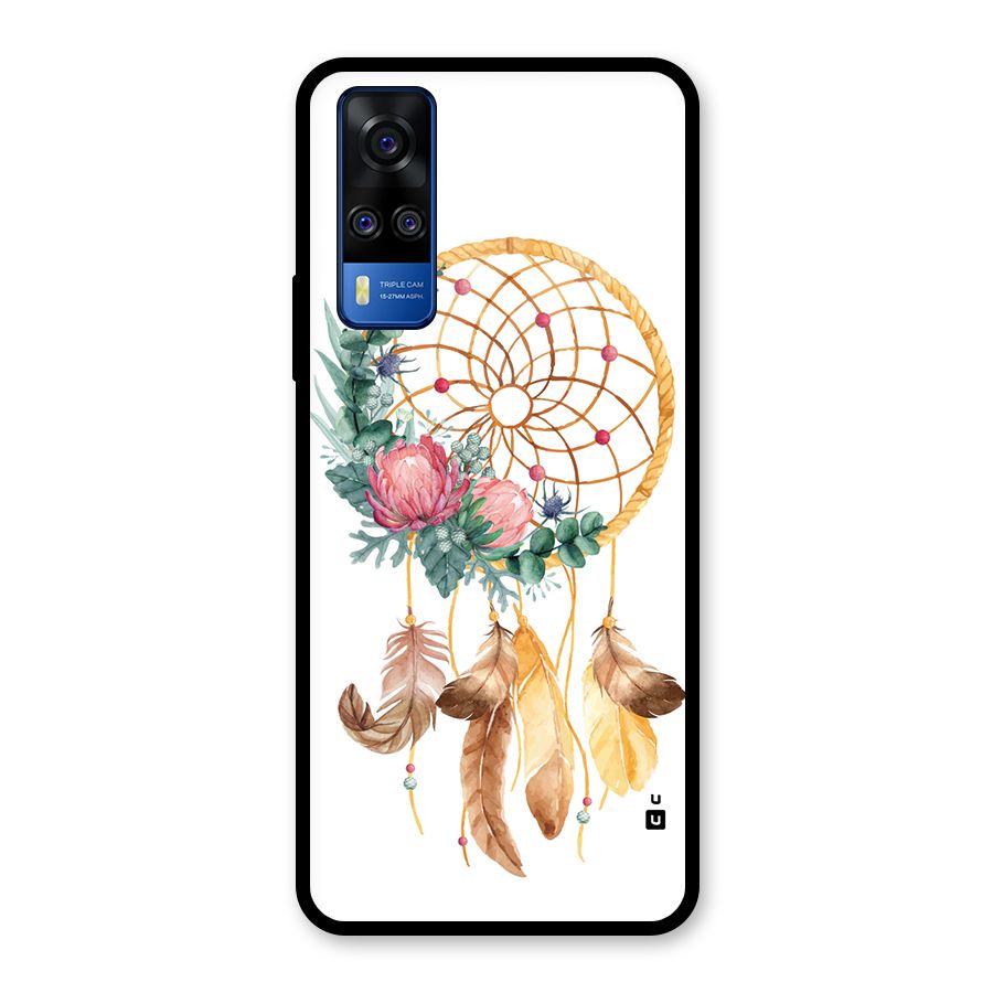 Watercolor Dreamcatcher Glass Back Case for Vivo Y31
