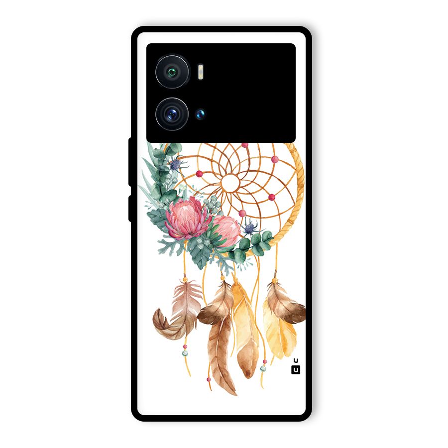 Watercolor Dreamcatcher Glass Back Case for Vivo iQOO 9 Pro