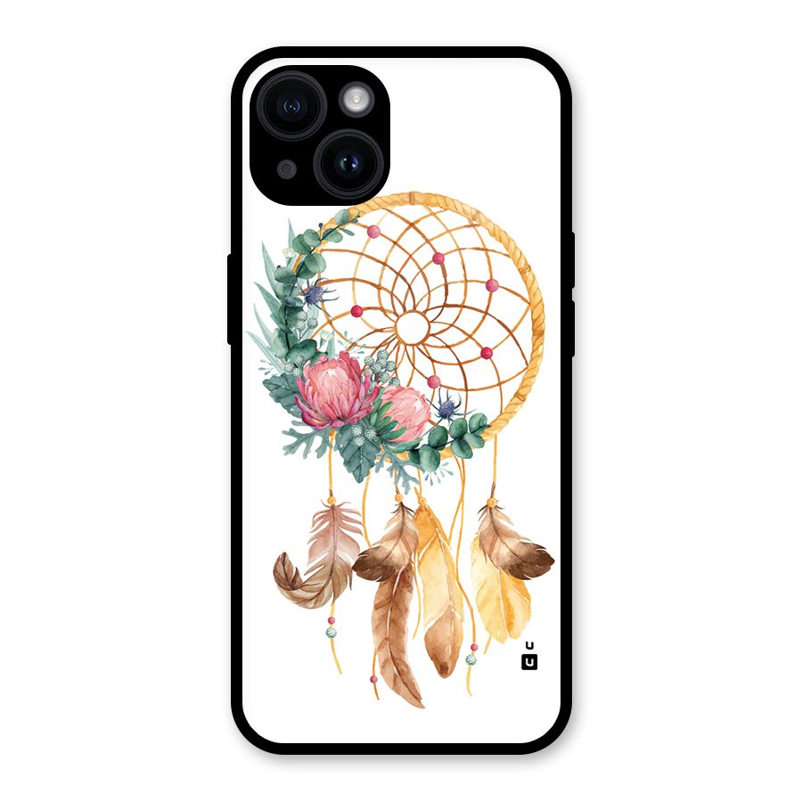 Watercolor Dreamcatcher Glass Back Case for iPhone 14