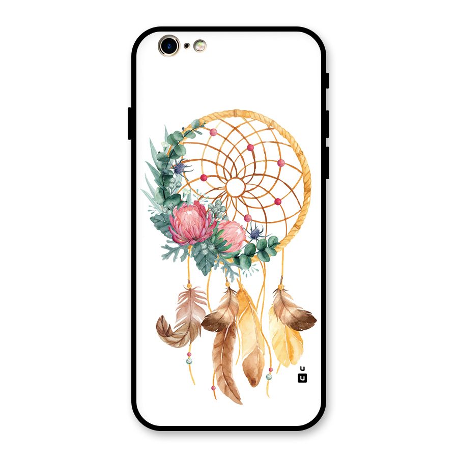 Watercolor Dreamcatcher Glass Back Case for iPhone 6 6S