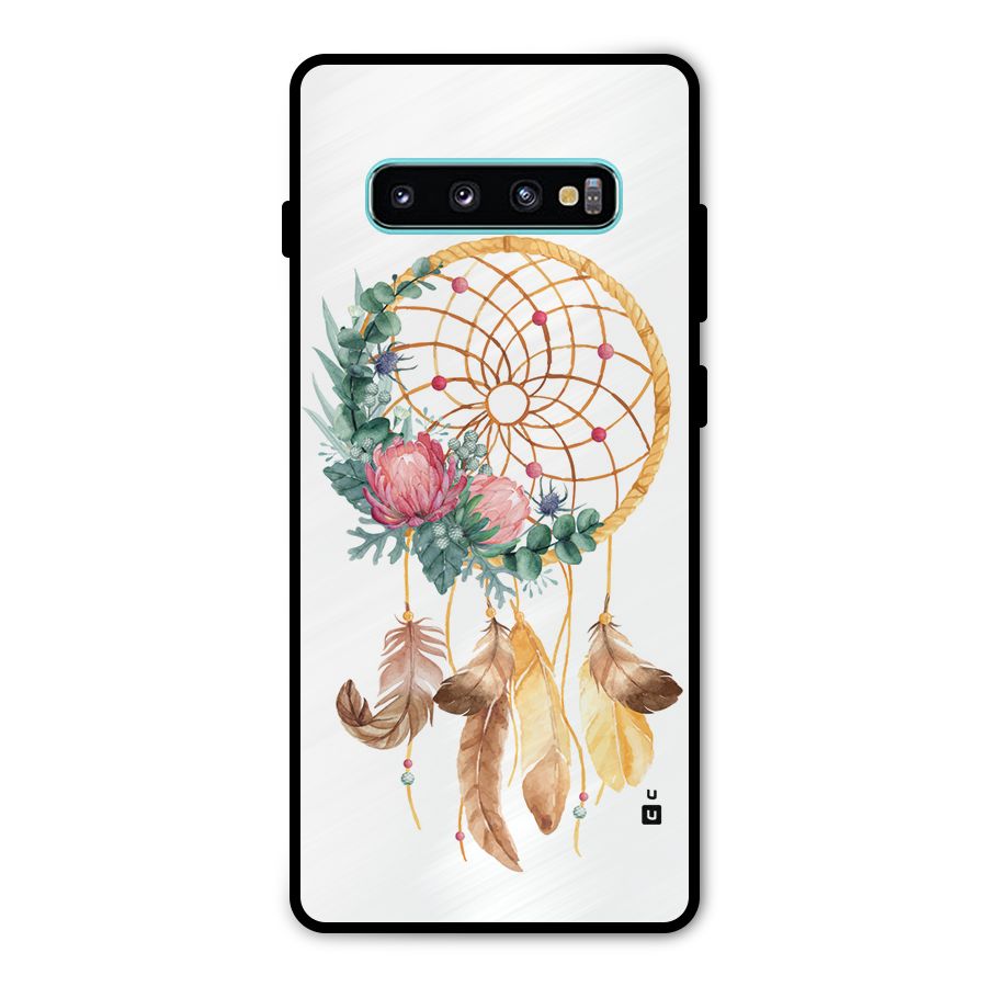 Watercolor Dreamcatcher Metal Back Case for Galaxy S10 Plus