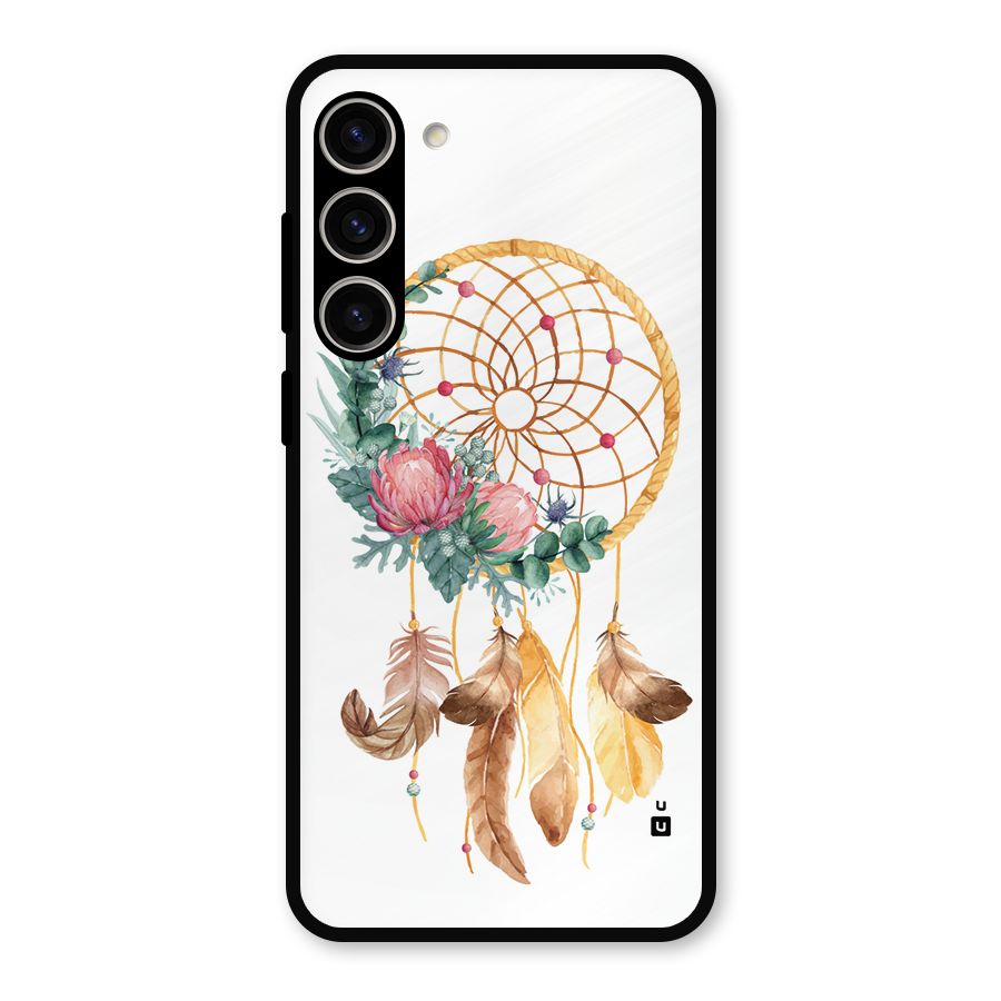 Watercolor Dreamcatcher Metal Back Case for Galaxy S23 Plus