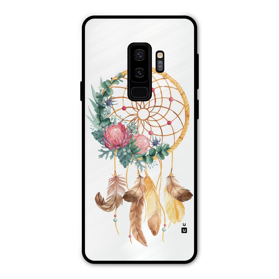 Watercolor Dreamcatcher Metal Back Case for Galaxy S9 Plus