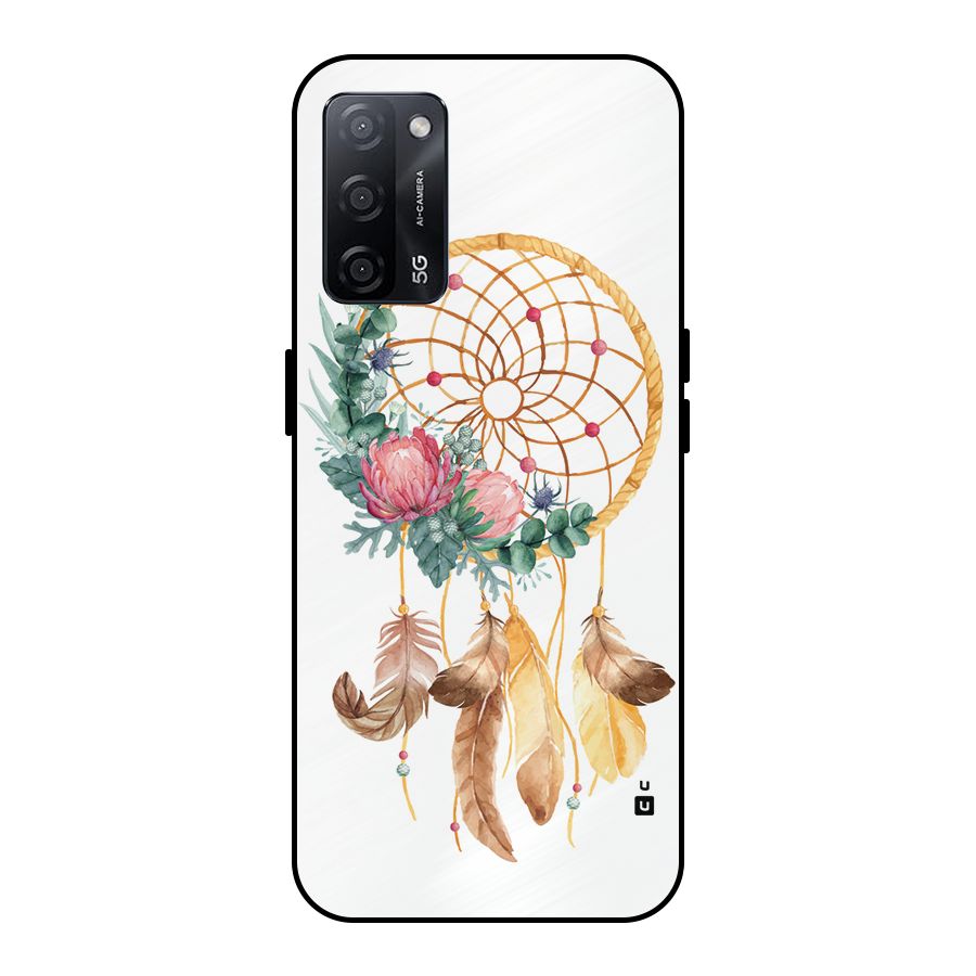 Watercolor Dreamcatcher Metal Back Case for Oppo A53s 5G