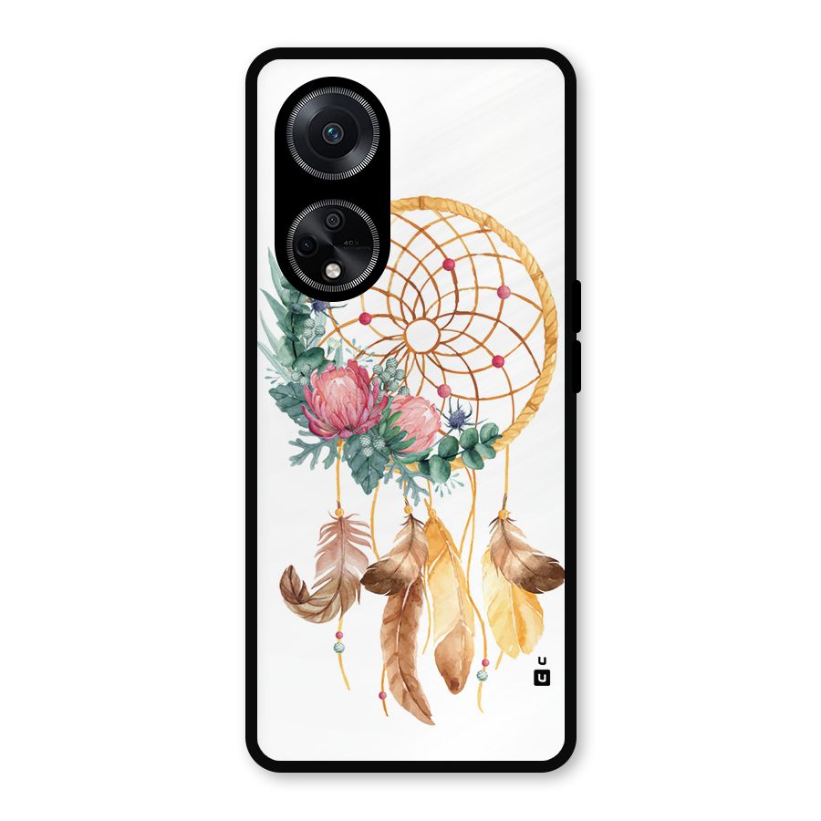 Watercolor Dreamcatcher Metal Back Case for Oppo F23