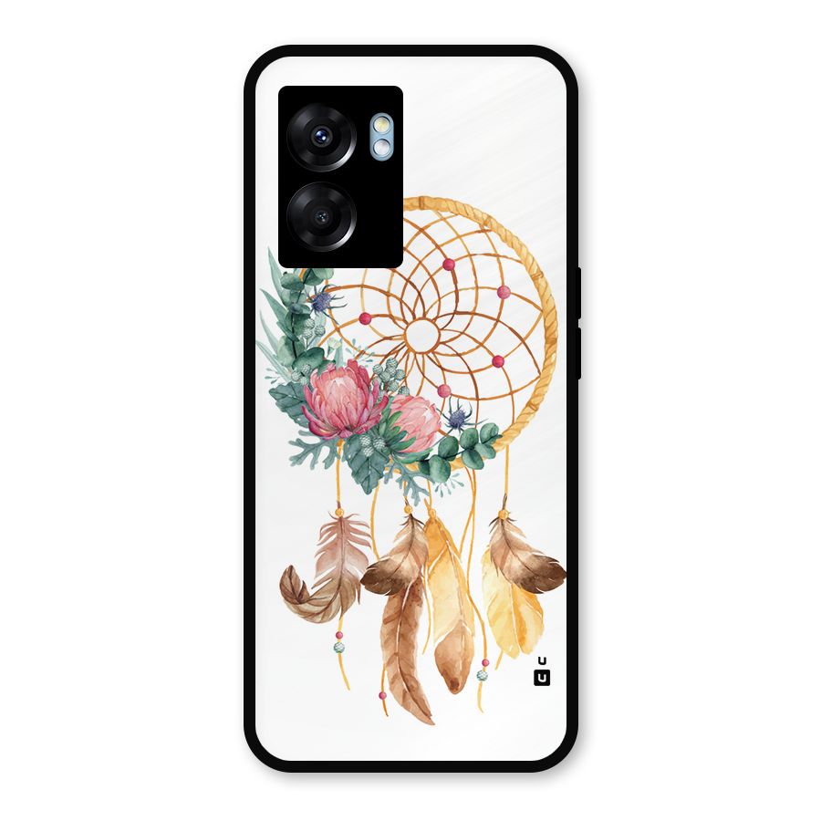 Watercolor Dreamcatcher Metal Back Case for Oppo K10 (5G)