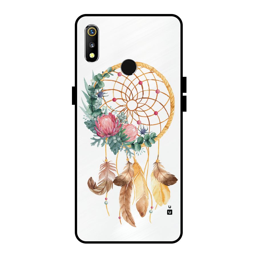 Watercolor Dreamcatcher Metal Back Case for Realme 3i
