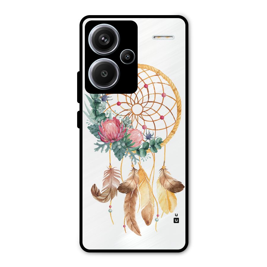 Watercolor Dreamcatcher Metal Back Case for Redmi Note 13 Pro Plus