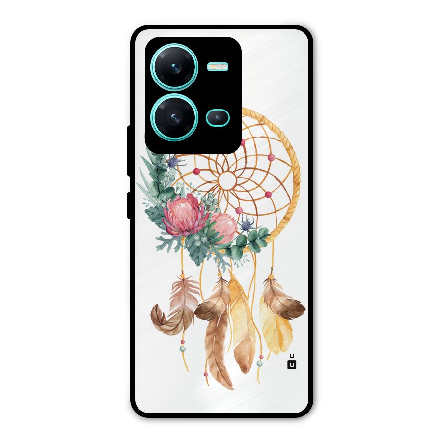 Watercolor Dreamcatcher Metal Back Case for Vivo V25