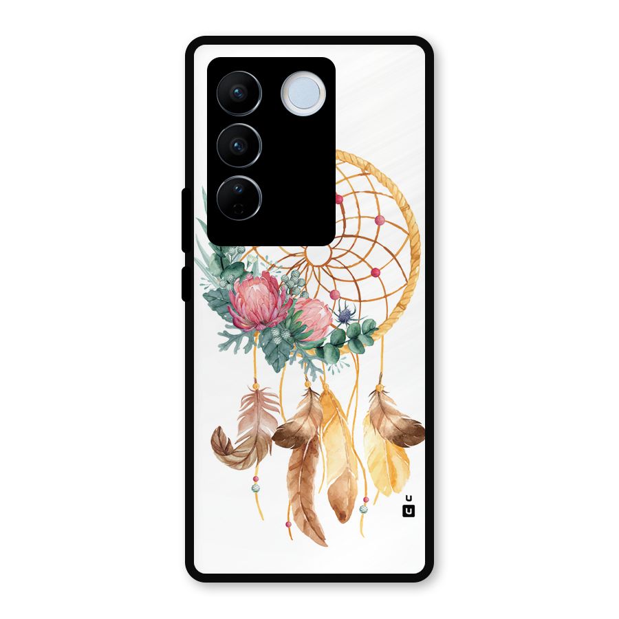 Watercolor Dreamcatcher Metal Back Case for Vivo V27