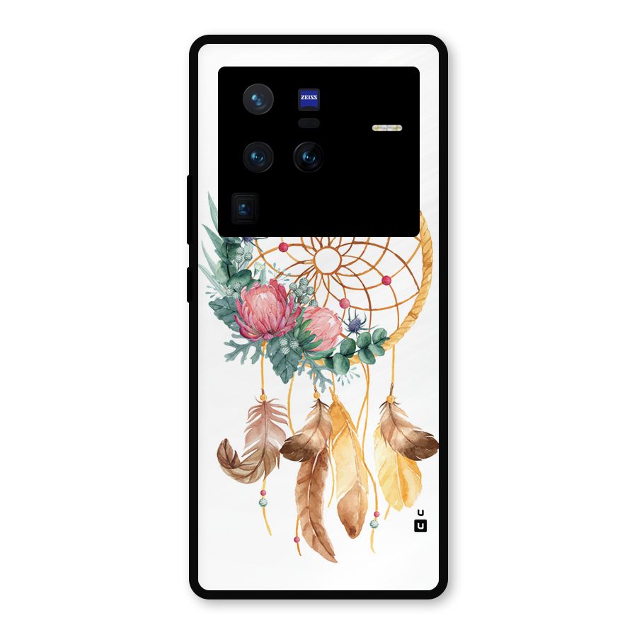 Watercolor Dreamcatcher Metal Back Case for Vivo X80 Pro