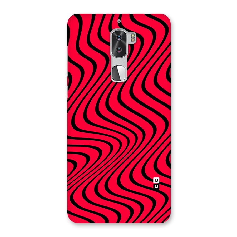 Waves Pattern Print Back Case for Coolpad Cool 1
