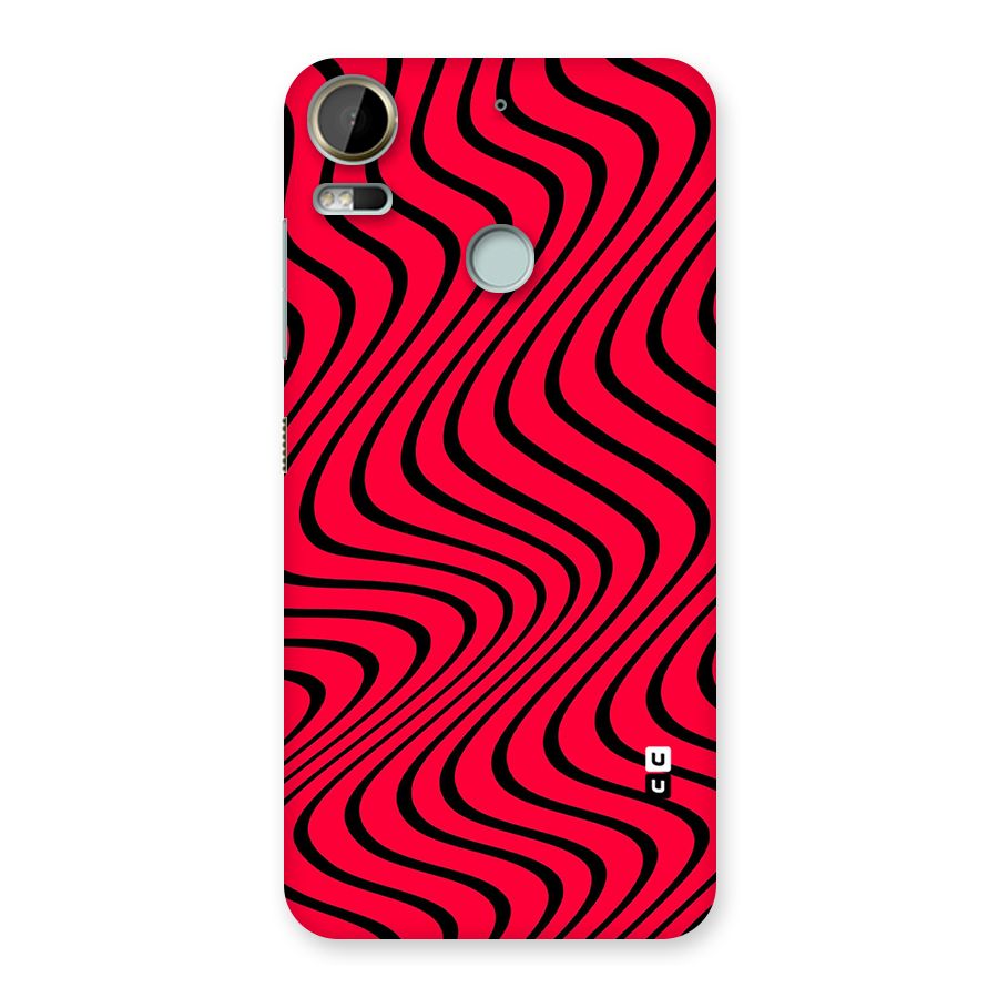 Waves Pattern Print Back Case for Desire 10 Pro