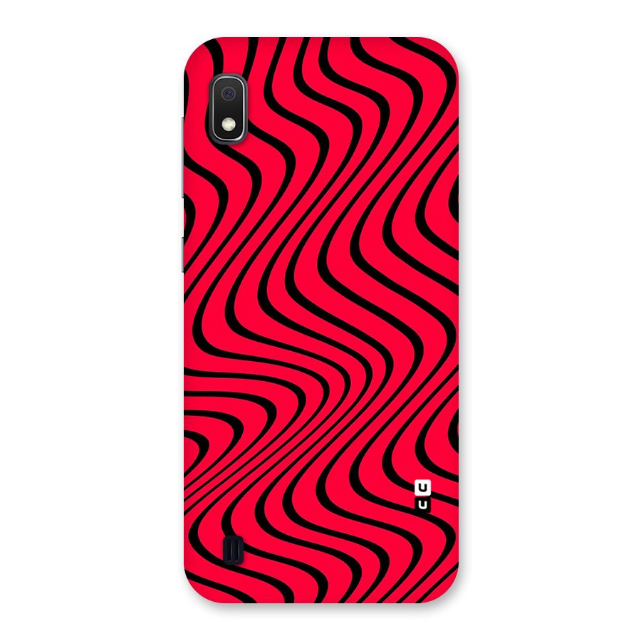 Waves Pattern Print Back Case for Galaxy A10
