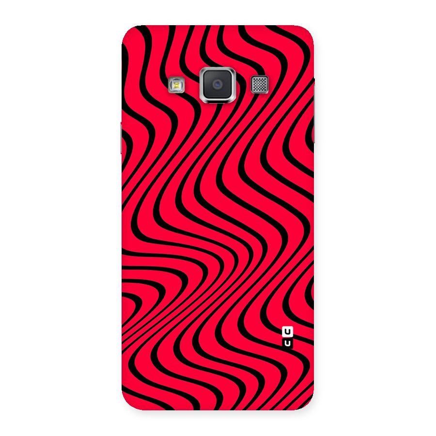 Waves Pattern Print Back Case for Galaxy A3