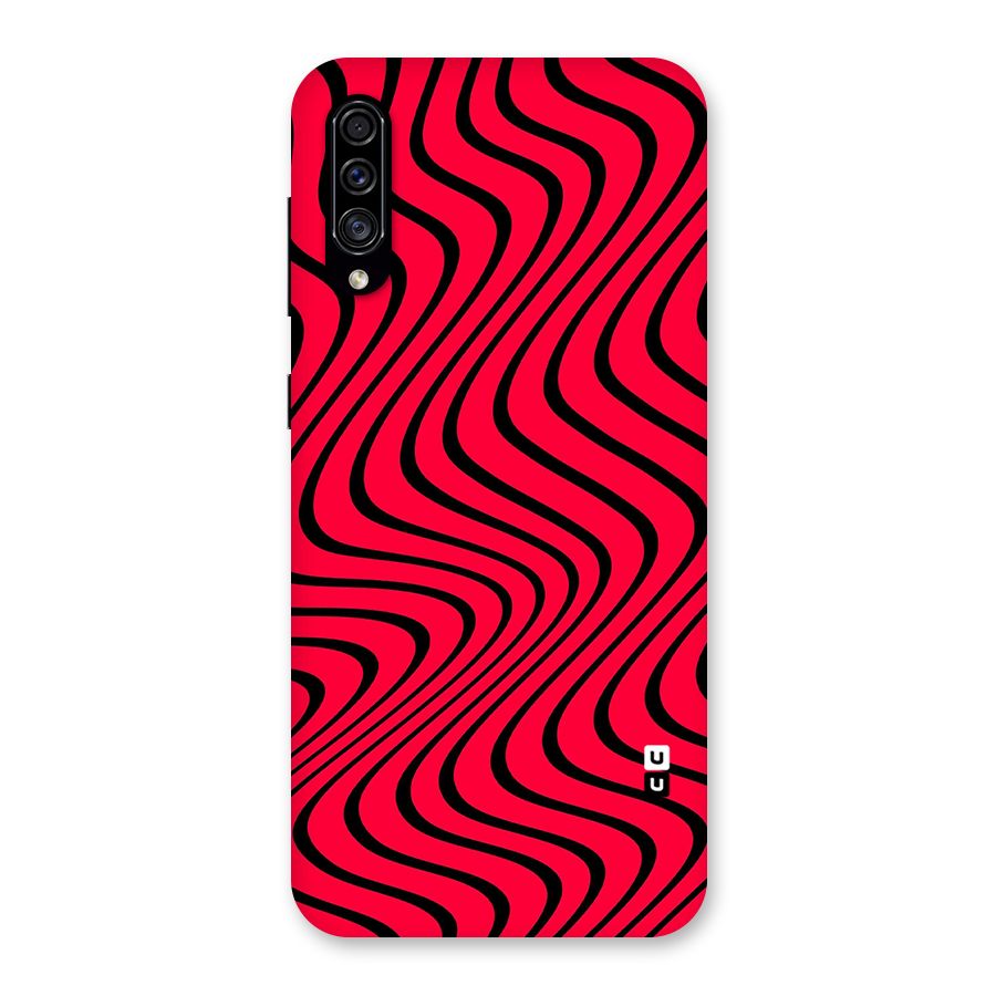 Waves Pattern Print Back Case for Galaxy A30s