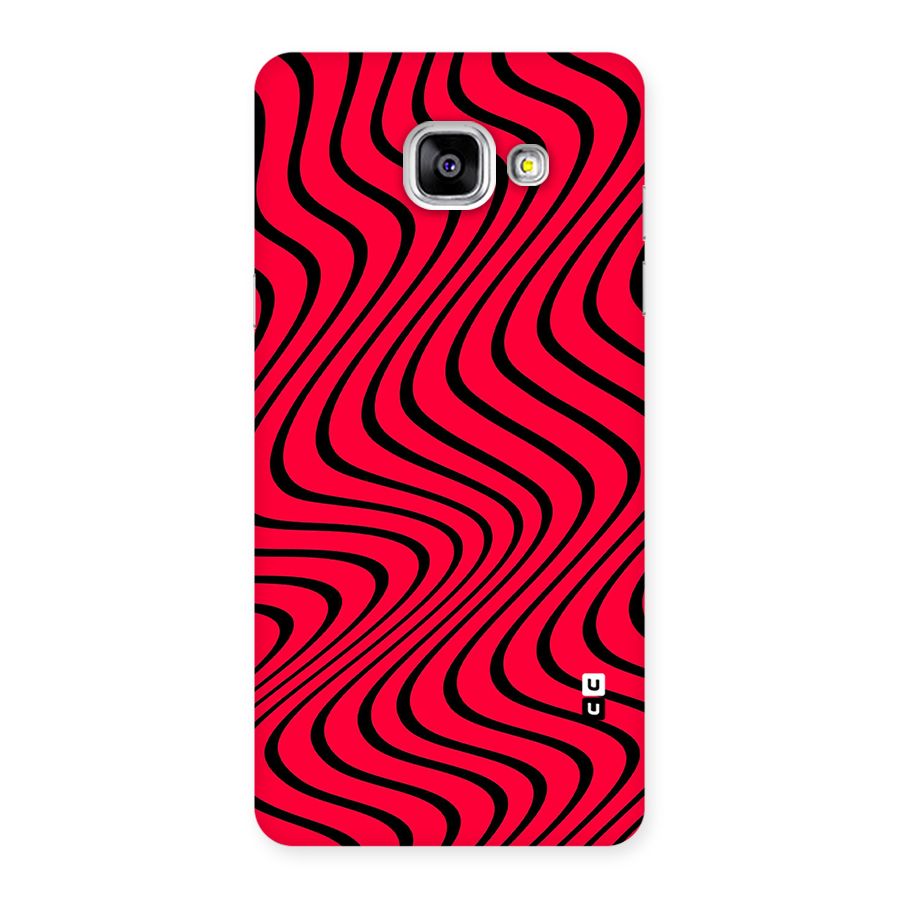 Waves Pattern Print Back Case for Galaxy A5 2016