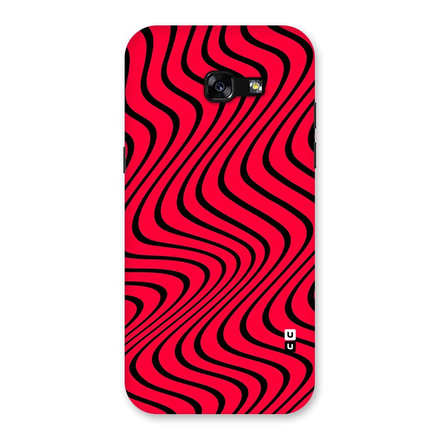 Waves Pattern Print Back Case for Galaxy A5 2017