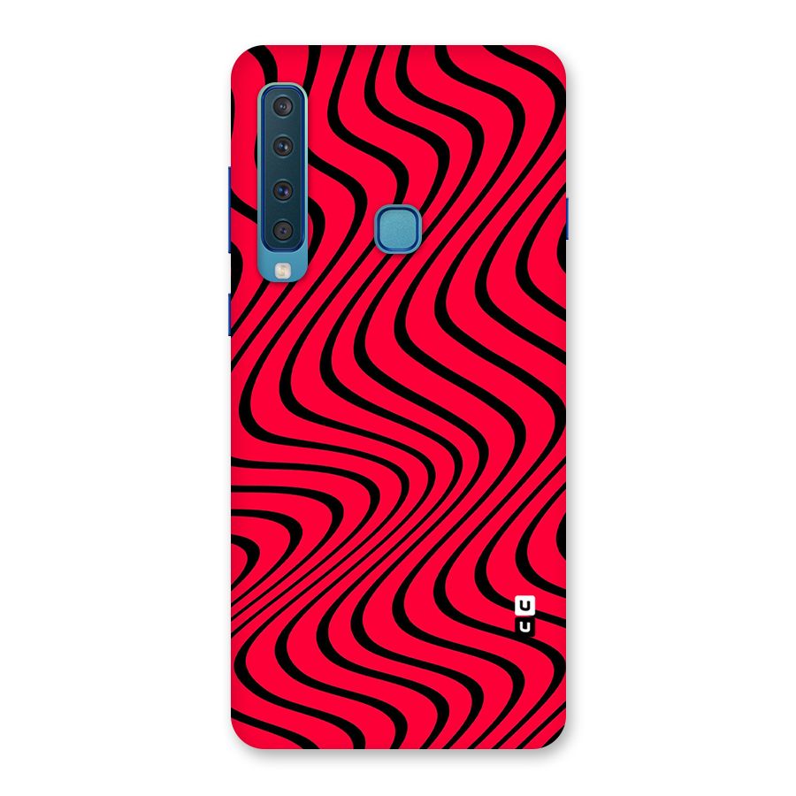 Waves Pattern Print Back Case for Galaxy A9 (2018)