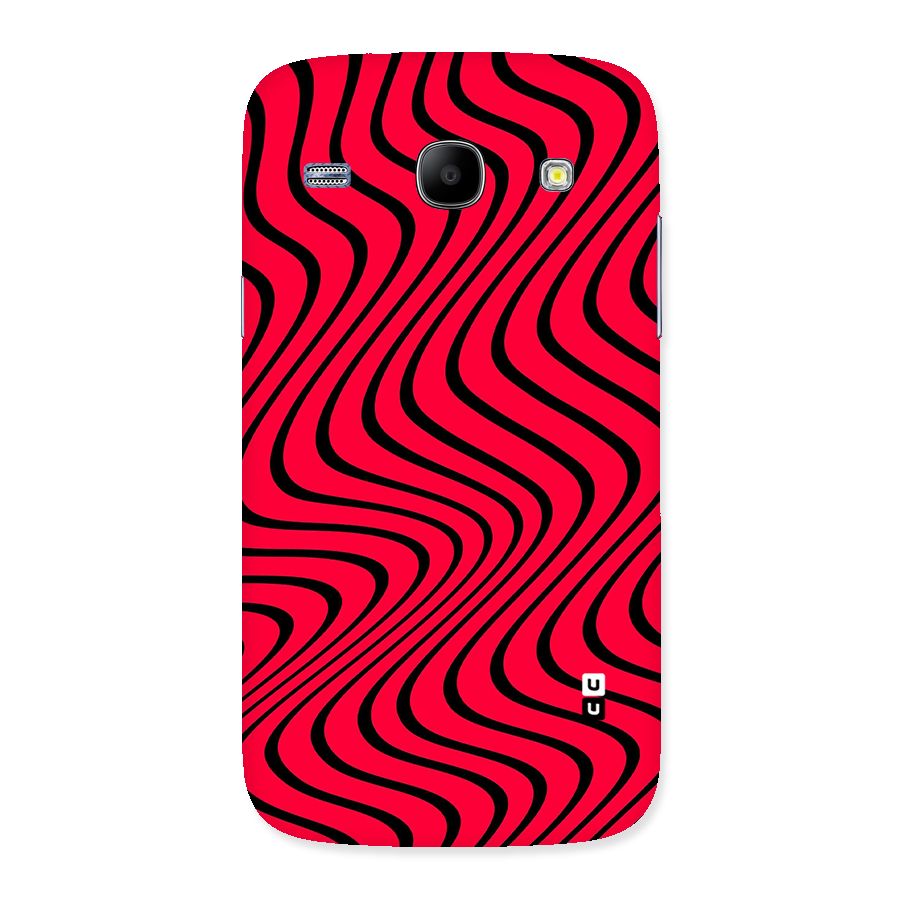 Waves Pattern Print Back Case for Galaxy Core