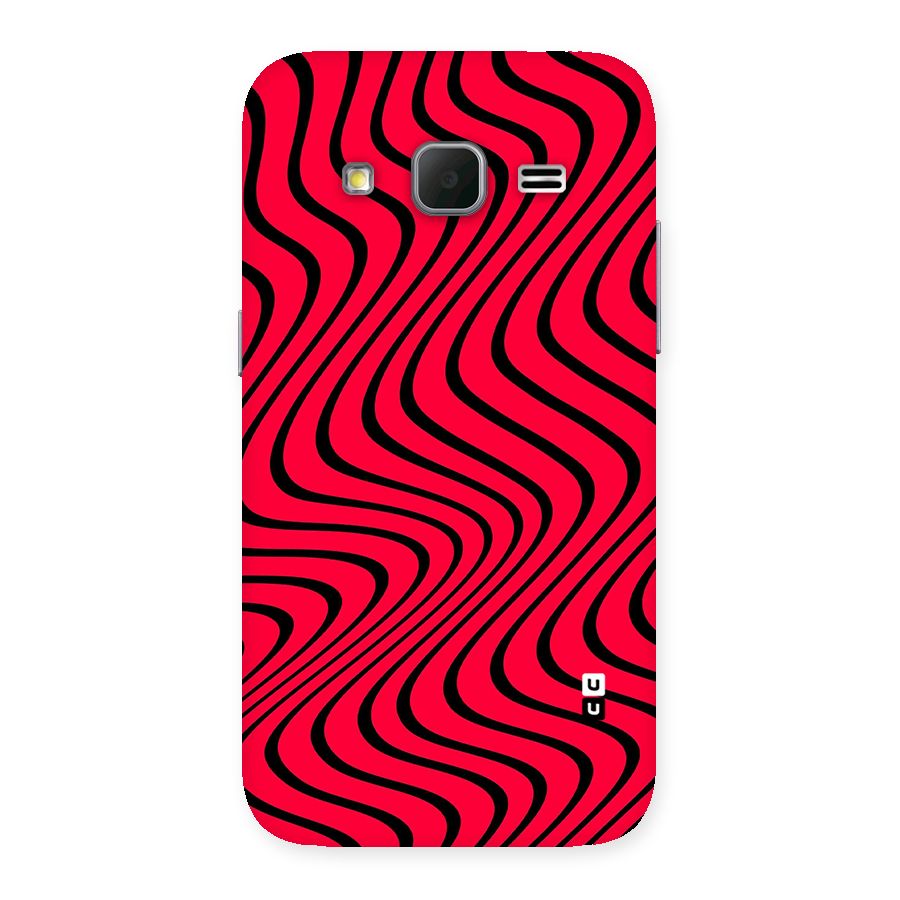 Waves Pattern Print Back Case for Galaxy Core Prime