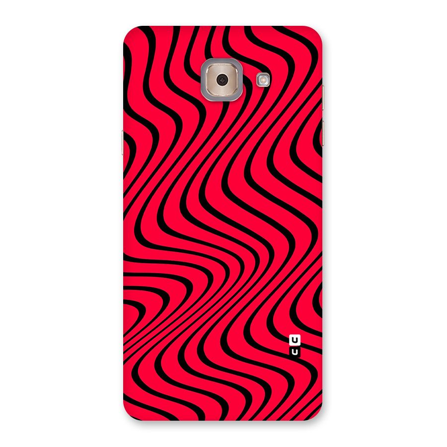 Waves Pattern Print Back Case for Galaxy J7 Max