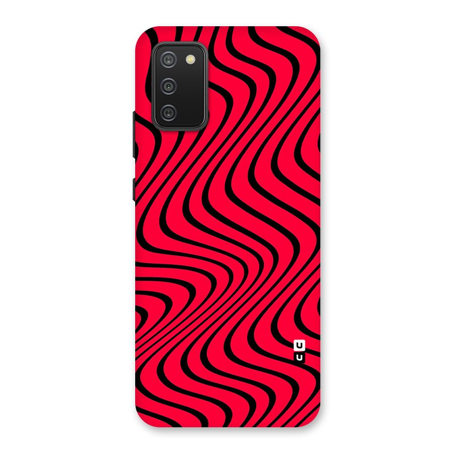 Waves Pattern Print Back Case for Galaxy M02s