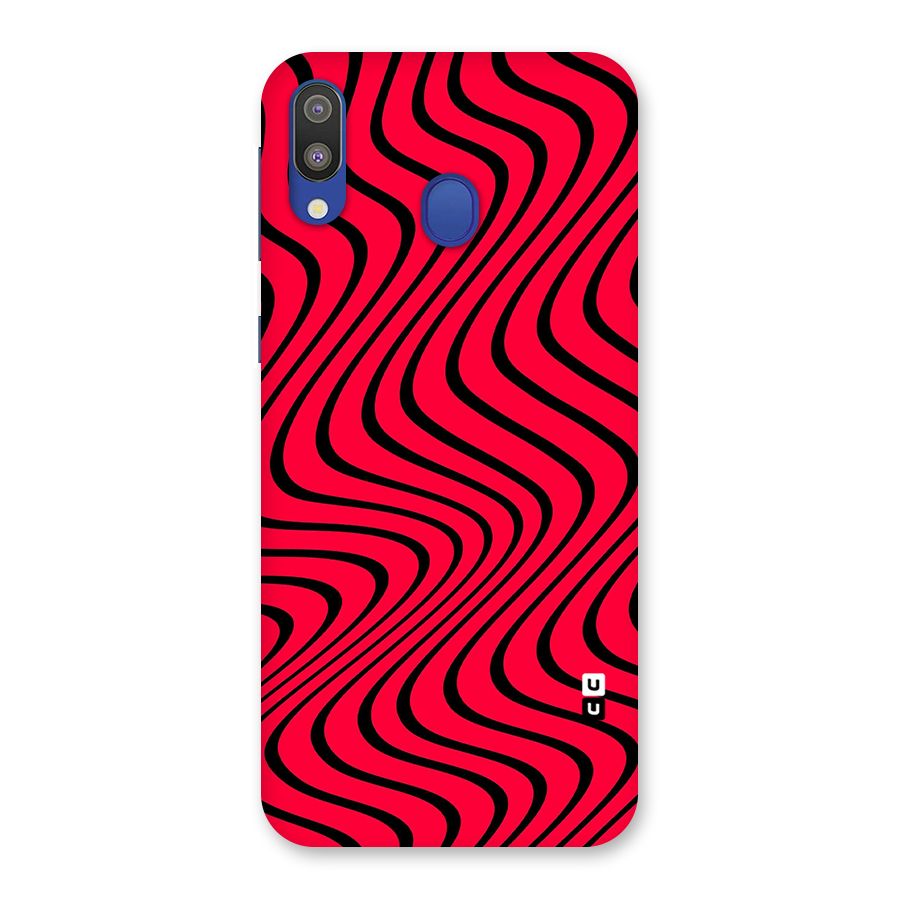 Waves Pattern Print Back Case for Galaxy M20