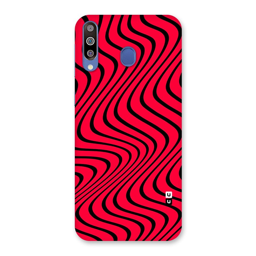 Waves Pattern Print Back Case for Galaxy M30
