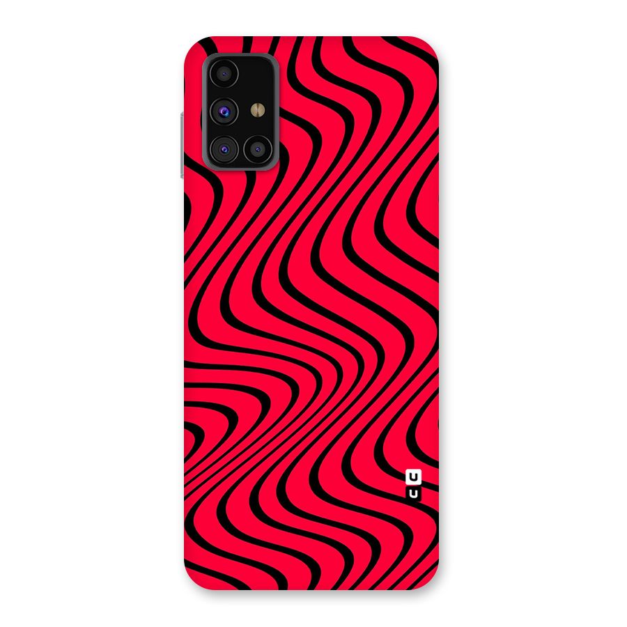 Waves Pattern Print Back Case for Galaxy M31s