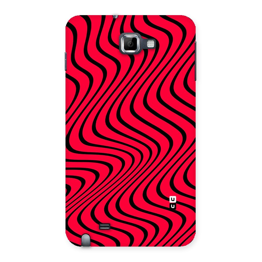 Waves Pattern Print Back Case for Galaxy Note