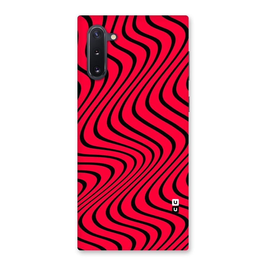 Waves Pattern Print Back Case for Galaxy Note 10